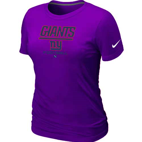 Nike New York Giants Women's Critical Victory NFL T-Shirt - Purple